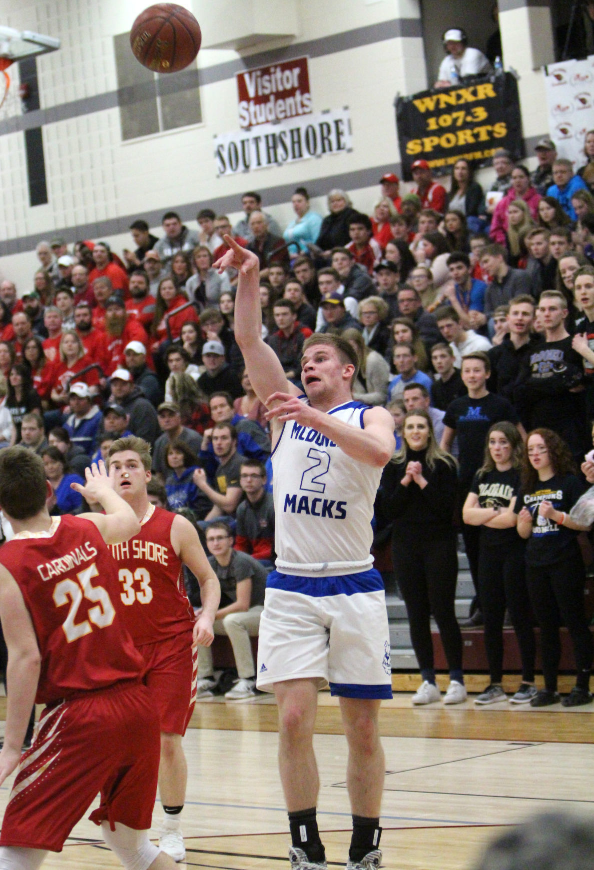 McDonell boys basketball vs South Shore at Spooner 3-10-18